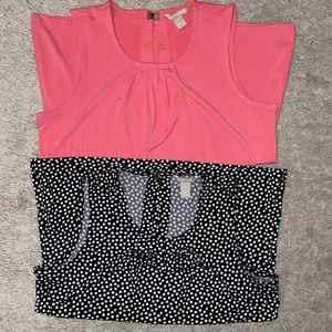 Set of 2 ✌🏼Banana Republic Shells / Tank Tops - size Petite Medium